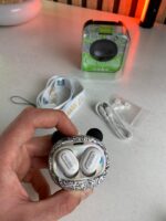 ⁦Écouteurs sans fil Modio Q11 BT5.3 avec design cute et coques interchangeables – سماعات لاسلكية جودة أصلية⁩ - الصورة ⁦8⁩