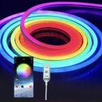 ⁦Bande LED Néon Flexible RGB 5m avec Bluetooth et USB – شريط إضاءة نيون مرن بطول 5 أمتار مع بلوتوث⁩ - الصورة ⁦7⁩