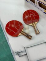 ⁦Ensembles Raquettes de tennis de table pingpong avec 2 Balles⁩ - الصورة ⁦7⁩