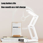 ⁦Lampe de bureau rechargeable sans fil avec réveil LED et power bank 5000 mAh – مصباح مكتب ومصباح مع شاحن متنقل⁩ - الصورة ⁦4⁩