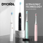 ⁦Brosse à dents électrique sonique 6 modes réglables avec 4 têtes – فرشاة أسنان⁩ - الصورة ⁦2⁩