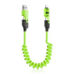 ⁦Câble USB 4en1 à Ressort Fast Charge 65 W – كابل شحن سريع⁩ - الصورة ⁦5⁩