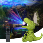 ⁦Dinosaure Projecteur Galaxie et Haut Parleur avec Télécommande – جهاز عرض نجوم ومكبر صوت⁩ - الصورة ⁦3⁩