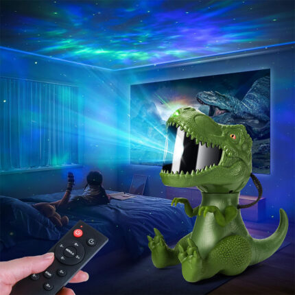 Dinosaure Projecteur Galaxie et Haut Parleur avec Télécommande – جهاز عرض نجوم ومكبر صوت