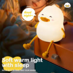 ⁦Veilleuse en Silicone Forme Canards pour Chambre d’enfant Rechargeable⁩ - الصورة ⁦6⁩