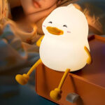 ⁦Veilleuse en Silicone Forme Canards pour Chambre d’enfant Rechargeable⁩ - الصورة ⁦5⁩