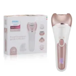 ⁦Épilateur sans fil Enzo Wet & Dry avec 10 accessoires – مزيل شعر للنساء⁩ - الصورة ⁦5⁩