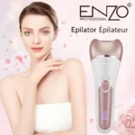 ⁦Épilateur sans fil Enzo Wet & Dry avec 10 accessoires – مزيل شعر للنساء⁩ - الصورة ⁦4⁩
