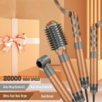 ⁦ENZO PROFESSIONAL Brosse Coiffante Multifonctionnelle 4 en 1 – فرشاة تصفيف الشعر متعددة الوظائف⁩ - الصورة ⁦5⁩