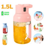 Extracteur de jus frais portatif électrique 1500ml Rechargeable