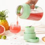 ⁦Extracteur de jus frais portatif électrique 1500ml Rechargeable⁩ - الصورة ⁦5⁩