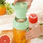 ⁦Extracteur de jus frais portatif électrique 1500ml Rechargeable⁩ - الصورة ⁦4⁩