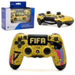 SONY DualShock Manette PS4 Sans Fil, Batterie Rechargeable (High Copy) – Limited Edition FIFA