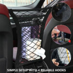 ⁦Filet de Rangement Universel en Maille pour Siège Auto – حاجز أطفال ومنظم أغراض⁩ - الصورة ⁦2⁩