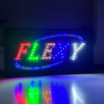 ⁦Plaque de Signalisation LED Multicolore Flexy – لوحة إشهارية ضوئية⁩ - الصورة ⁦2⁩