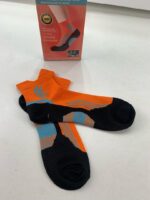 ⁦Chaussettes de Sport à la Cheville Antidérapant Orange – جوارب رياضية غير قابلة للإنزلاق⁩ - الصورة ⁦6⁩