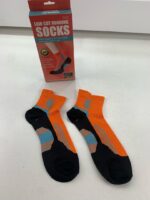 ⁦Chaussettes de Sport à la Cheville Antidérapant Orange – جوارب رياضية غير قابلة للإنزلاق⁩ - الصورة ⁦5⁩