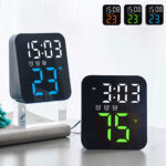 ⁦Horloge Murale Électronique avec Température GH8015 – ساعة إلكترونية مع عرض درجة الحرارة⁩ - الصورة ⁦6⁩