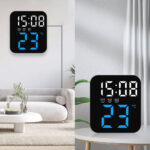 ⁦Horloge Murale Électronique avec Température GH8015 – ساعة إلكترونية مع عرض درجة الحرارة⁩ - الصورة ⁦4⁩