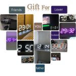 ⁦Horloge Numérique 3D LED pour Mur et bureau GH8018 – ساعة رقمية ثلاثية الأبعاد حائط و مكتب⁩ - الصورة ⁦4⁩