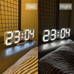 ⁦Horloge Numérique 3D LED pour Mur et bureau GH8018 – ساعة رقمية ثلاثية الأبعاد حائط و مكتب⁩ - الصورة ⁦5⁩