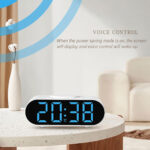⁦Horloge numérique LED et Chargeur Sans Fil GH9000 – ساعة منبه وشاحن لاسلكي⁩ - الصورة ⁦4⁩