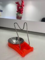 ⁦Support de Louche et de Couvercle en Acier Inoxydable – منظم مطبخ متعدد الاستخدامات⁩ - الصورة ⁦7⁩
