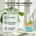 ⁦Humidificateur Portable avec Décoration de Paysage et Grand Réservoir de 320 ml – معطر جو محمول⁩ - الصورة ⁦7⁩