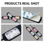 ⁦Feux stroboscopiques LED 12-24V 3 Couleur pour Véhicules 1Pcs – مصابيح إشارية ملونة⁩ - الصورة ⁦3⁩