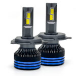 ⁦Kit Lampe de phare LED H4 6500K-16000LM Ultra Puissant – مصابيح إضاءة أمامية للسيارات⁩ - الصورة ⁦3⁩