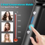 ⁦Brosse à cheveux chauffante en céramique 6 niveaux de chaleur 360° – Lisseur HQT-909B⁩ - الصورة ⁦5⁩