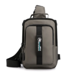 ⁦Sacoche Oxford imperméable multifonctionnel avec Sortie De charge usb pour hommes V3⁩ - الصورة ⁦5⁩