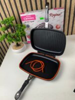 ⁦Poêle Dessini made in italy grill double face 36cm – مقلاة مزدوجة جودة أصلية⁩ - الصورة ⁦11⁩
