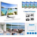 ⁦Répartiteur Vidéo HDMI 1x8 avec 8 Ports Compatible 4K – HDMI X8 موزع⁩ - الصورة ⁦5⁩