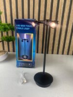⁦Lampe de bureau LED rétro à double tête rotative à 360 degré – مصباح مكتب بعدة أوضاع إضاءة⁩ - الصورة ⁦10⁩