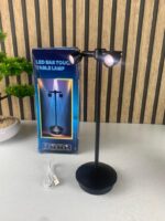 ⁦Lampe de bureau LED rétro à double tête rotative à 360 degré – مصباح مكتب بعدة أوضاع إضاءة⁩ - الصورة ⁦8⁩