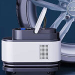 ⁦Compresseur d’Air Portable 12V 150 PSI Câble 2,8 m avec Éclairage LED – جهاز نفخ العجلات للسيارة⁩ - الصورة ⁦3⁩