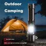 ⁦Lampe Torche Multifonctionnel LED Puissante Rechargeable par USB Avec PowerBank – طورش عالي السطوع⁩ - الصورة ⁦3⁩
