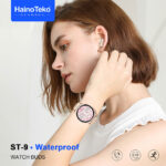⁦Smartwatch étanche Haino Teko ST-9 avec 3 paires de bracelets et écouteurs intégré – ساعة ذكية أصلية⁩ - الصورة ⁦3⁩