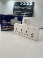 ⁦Multiprise Murale LED avec 2 ports USB-A et 1 port USB-C (charge rapide) – مقبس طاقة مقبس طاقة مع منافذ شحن⁩ - الصورة ⁦7⁩