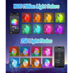 ⁦Lampe de Table avec Haut-parleur Bluetooth RGB – مكبر صوت ومنبه على شكل محارة⁩ - الصورة ⁦6⁩