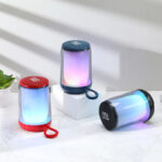 ⁦T&G Haut-parleur Bluetooth 5.3 à pulsation d'ambiance LED RGB⁩ - الصورة ⁦3⁩