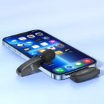 ⁦Hoco L15 Microphone Cravate Sans fil IPHONE – ميكروفون لاسلكي أصلي⁩ - الصورة ⁦4⁩