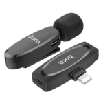 ⁦Hoco L15 Microphone Cravate Sans fil IPHONE – ميكروفون لاسلكي أصلي⁩ - الصورة ⁦2⁩