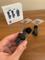 ⁦Microphone cravate sans fil 3 en 1 Plug and Play avec puce de réduction du bruit – ميكروفون لاسلكي⁩ - الصورة ⁦9⁩