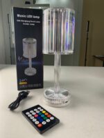 ⁦Lampe Cristal LED avec Haut-Parleur Bluetooth – مكبر صوت ومصباح كريستالي⁩ - الصورة ⁦5⁩