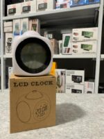 ⁦Horloge numérique de Projection LCD à LED, alarme vocale, fonction Snooze, thermomètre⁩ - الصورة ⁦10⁩