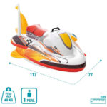 ⁦Scooter Aquatique à chevaucher 117×77 cm INTEX 57520np – سكوتر مائي للأطفال⁩ - الصورة ⁦5⁩