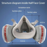 ⁦Masque respiratoire pour enlever la peinture au plomb – قناع تنفس للحرفيين⁩ - الصورة ⁦4⁩