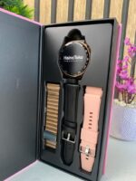 ⁦Smartwatch étanche Haino Teko ST-9 avec 3 paires de bracelets et écouteurs intégré – ساعة ذكية أصلية⁩ - الصورة ⁦6⁩